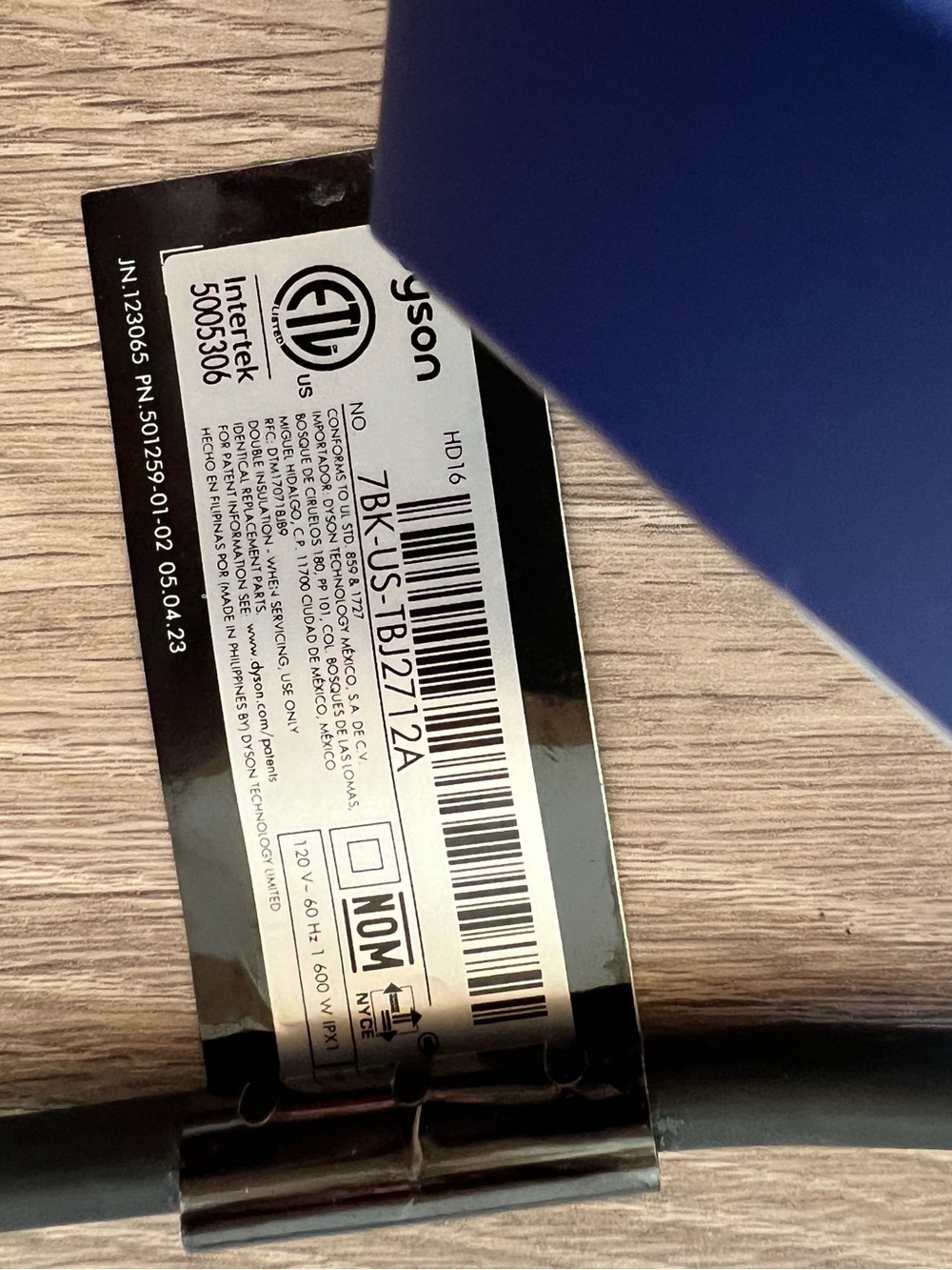 Dyson Supersonic Nural Hair Dryer Ceramic patina/Topaz - Picture 8 of 8